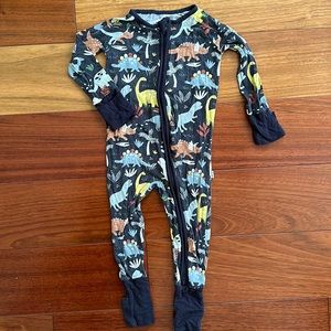 Little Sleepies Dino long sleeved Zippy